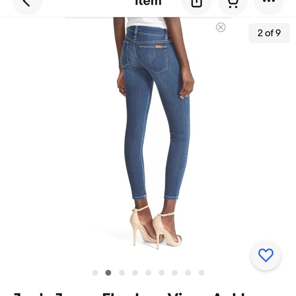 Joe’s Jeans The Vixen Skinny Ankle Size 27 Dark Wash - Picture 2 of 6